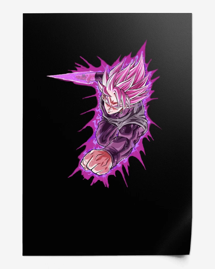 Print Negro de Black Goku
