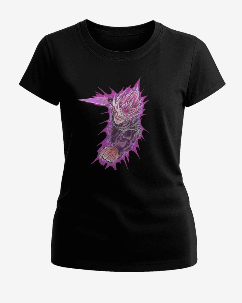 Polera de Mujer Negro de Black Goku
