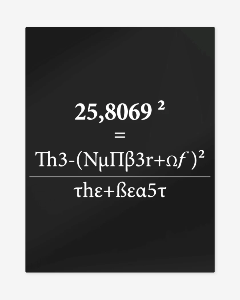 Print metalico 666 The Number Of The Beast