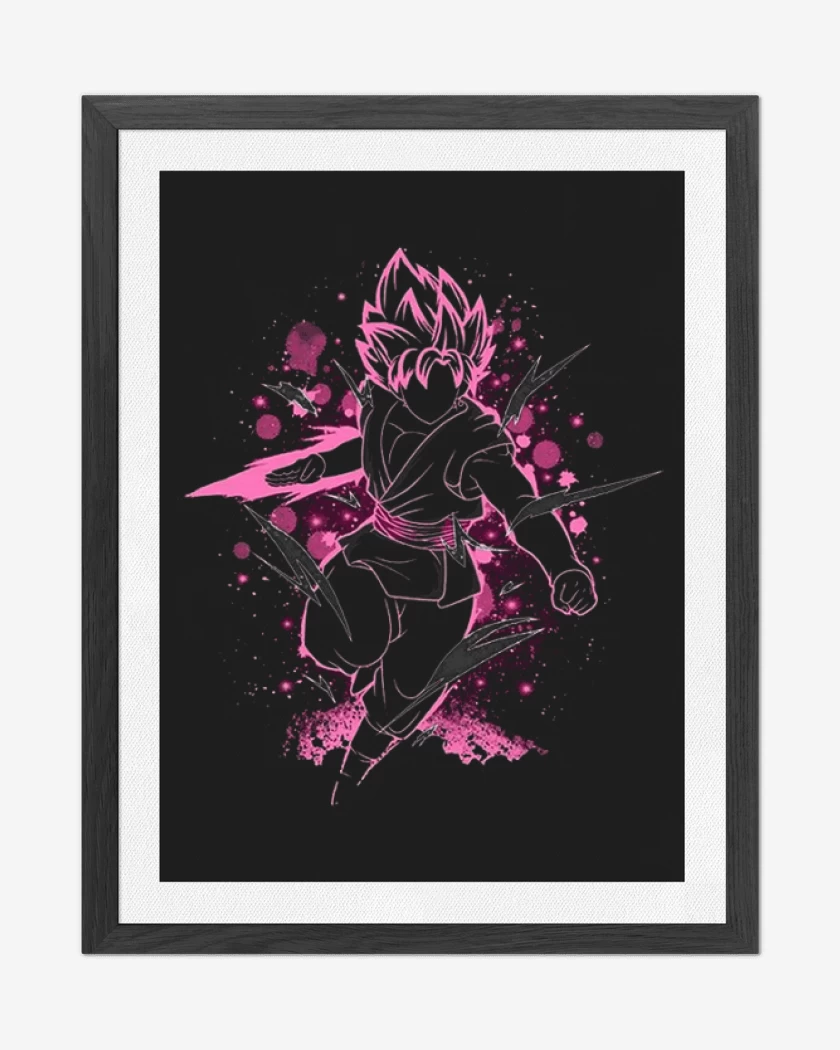 Cuadro decorativo Negro de Blackgoku zamas 