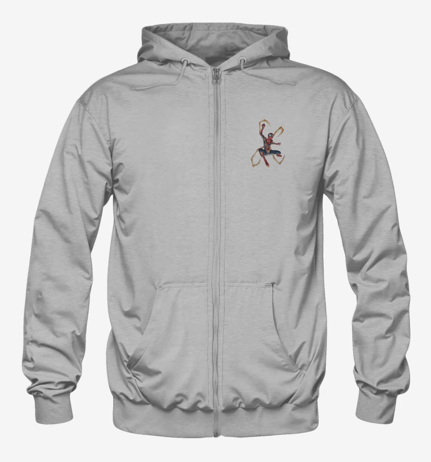 Poleron Canguro con cierre Araña de hierro tenazas 