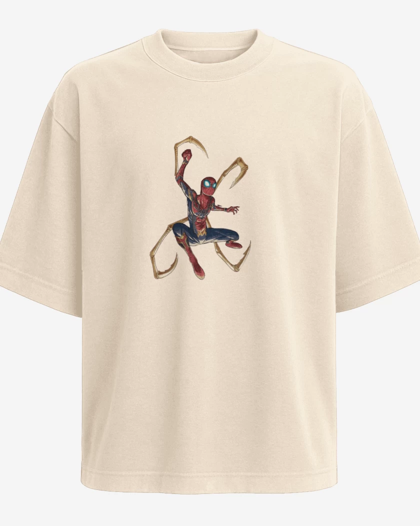 Polera Oversize Araña de hierro tenazas 