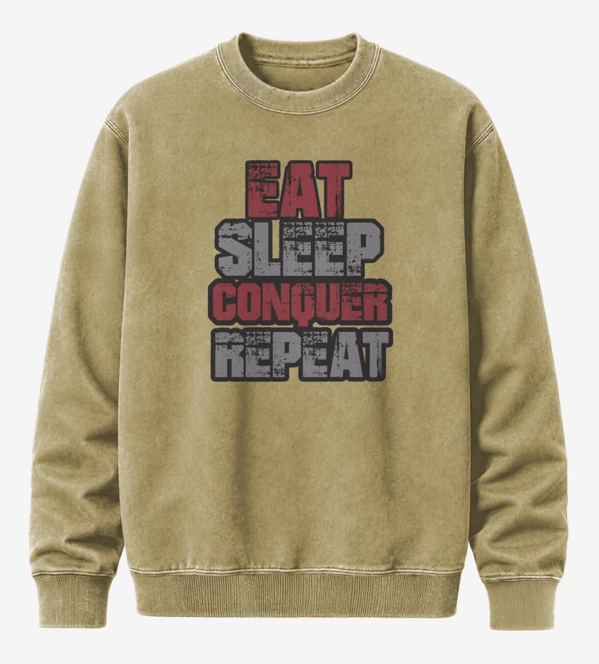 Poleron Polo Acid Wash Beige de Brock Lesnar 
