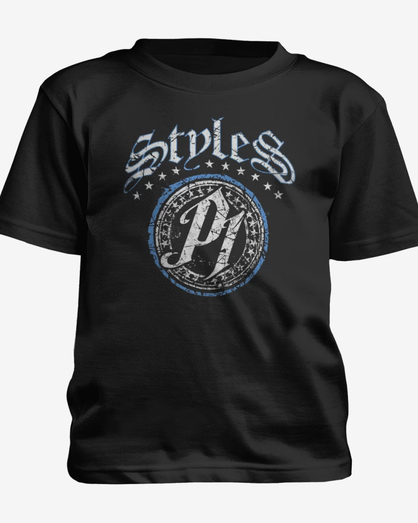 Polera de niño Negro de AJ Styles P1