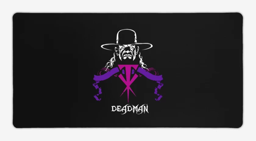 Mouse pad Gamer Negro de Undertaker Deadman