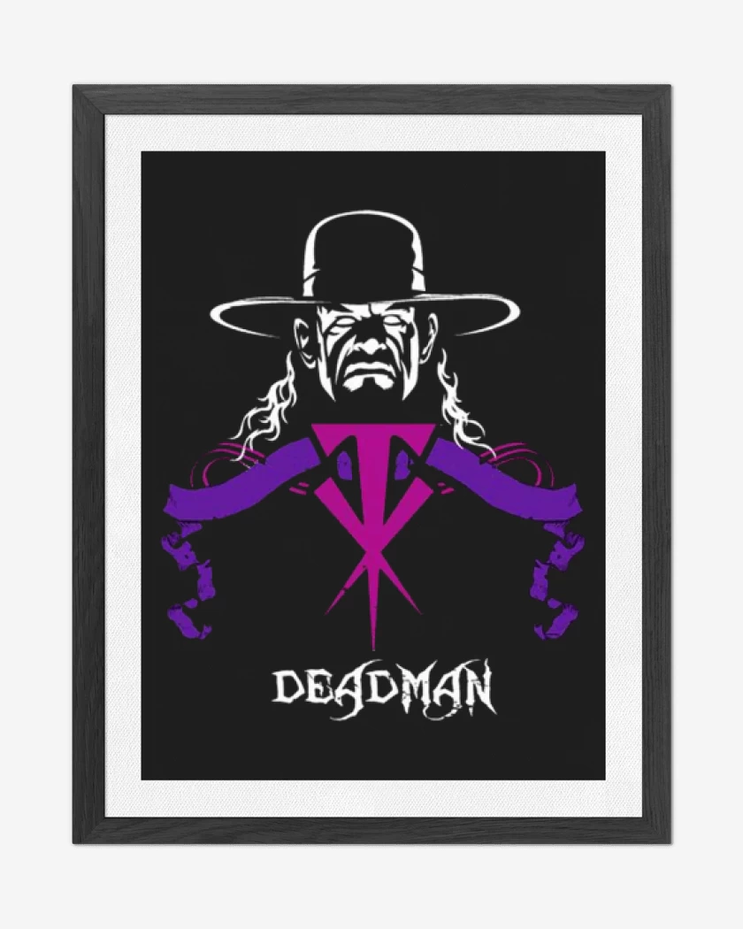 Cuadro decorativo Negro de Undertaker Deadman