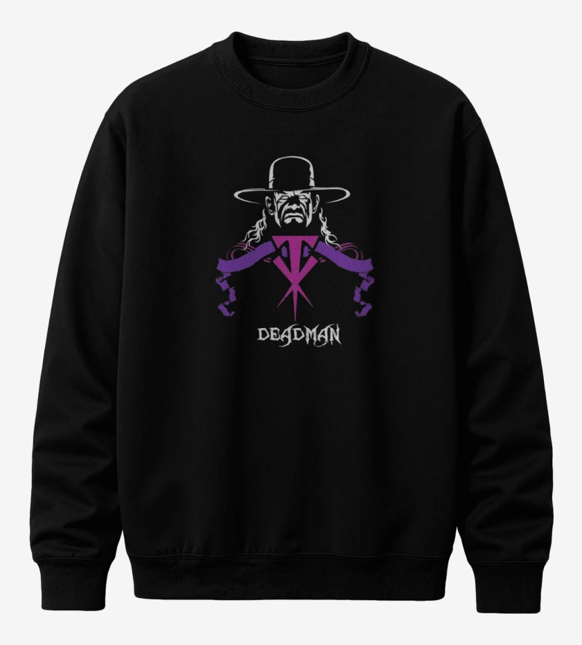 Poleron polo Negro de Undertaker Deadman