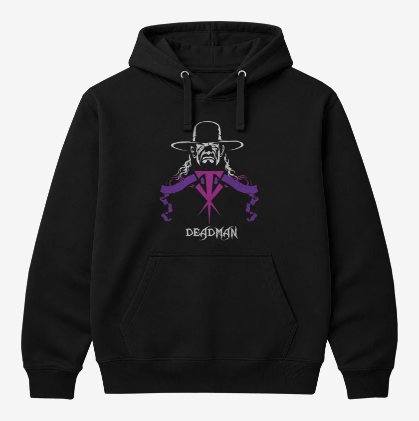 Polerón Canguro Negro de Undertaker Deadman