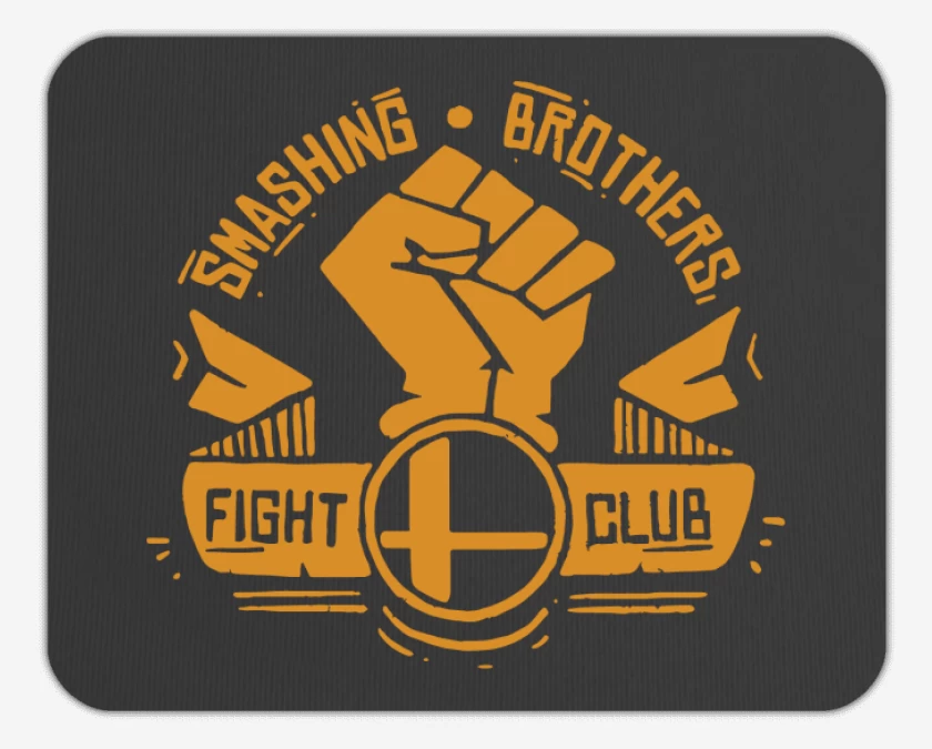 Mousepad Smashing Brothers Fight Club