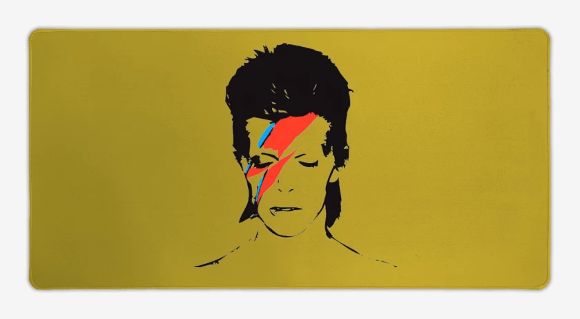 Mouse pad Gamer Amarillo de Bowie
