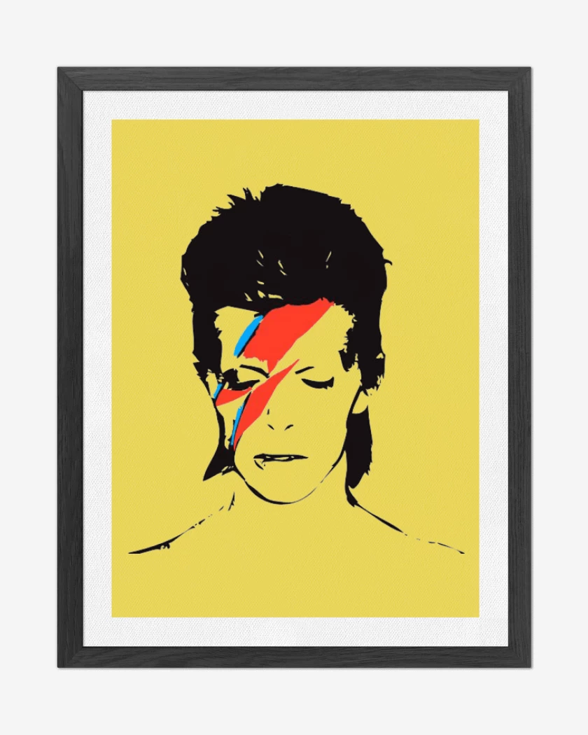 Cuadro decorativo Amarillo de Bowie