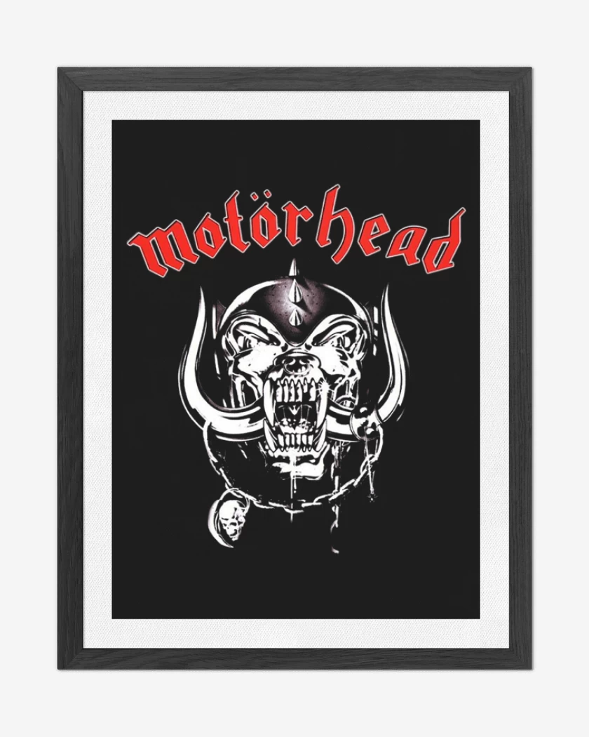 Cuadro decorativo Negro de Motorhead 