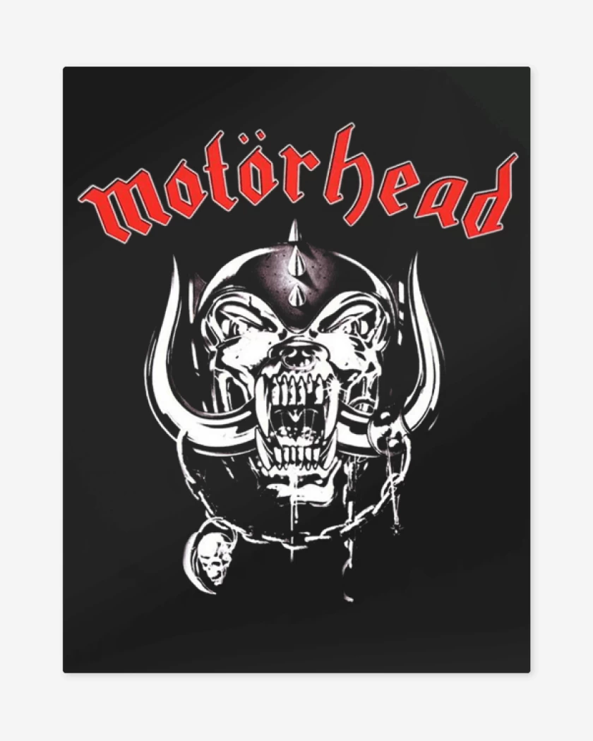 Print metalico Negro de Motorhead 