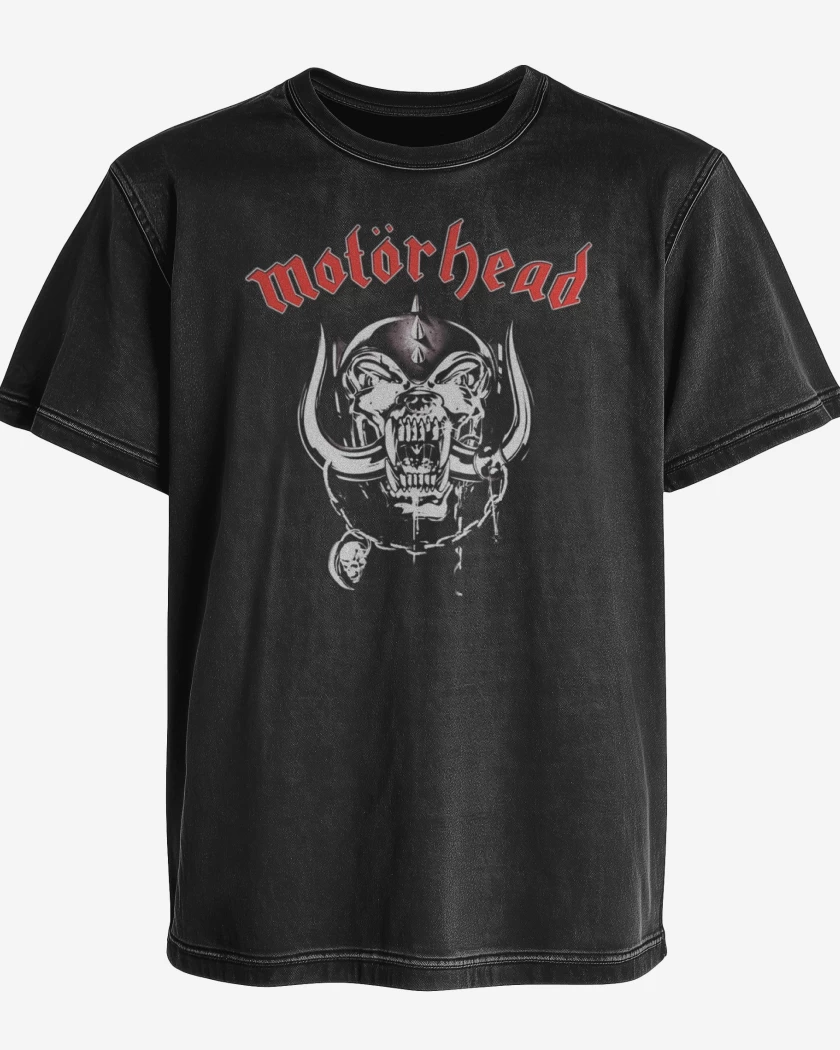Polera desgastada Negro de Motorhead 