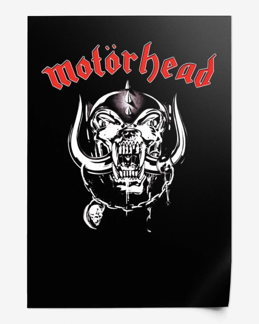 Print Negro de Motorhead 