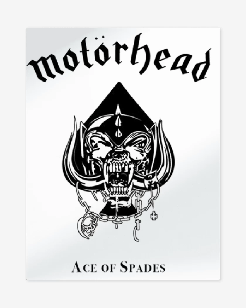 Print metalico Motorhead ace of spades
