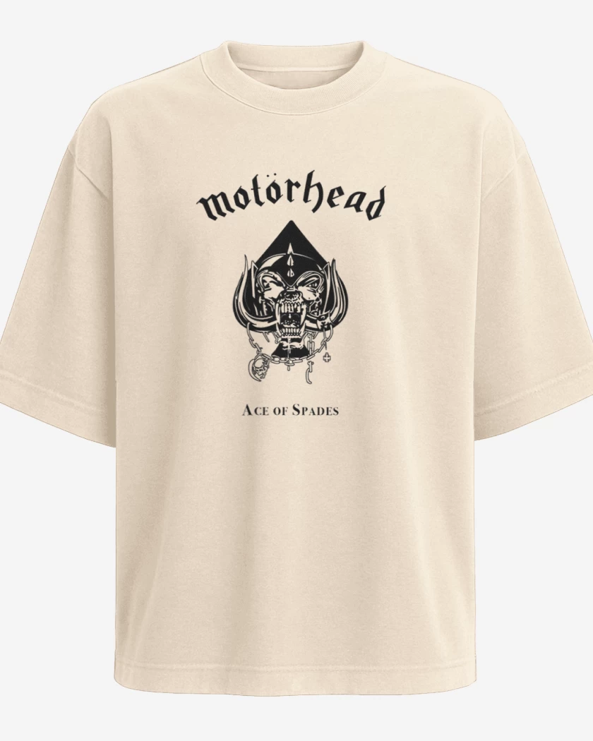 Polera Oversize Motorhead ace of spades