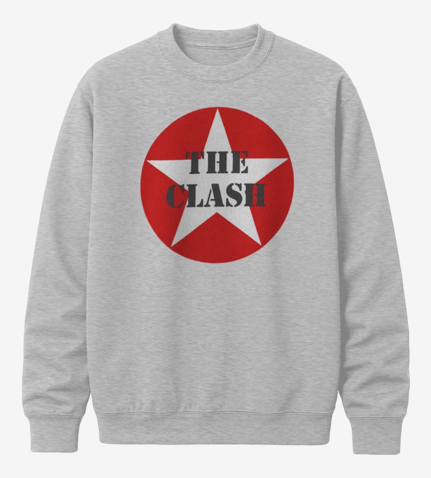 Poleron polo Gris Melange de The Clash