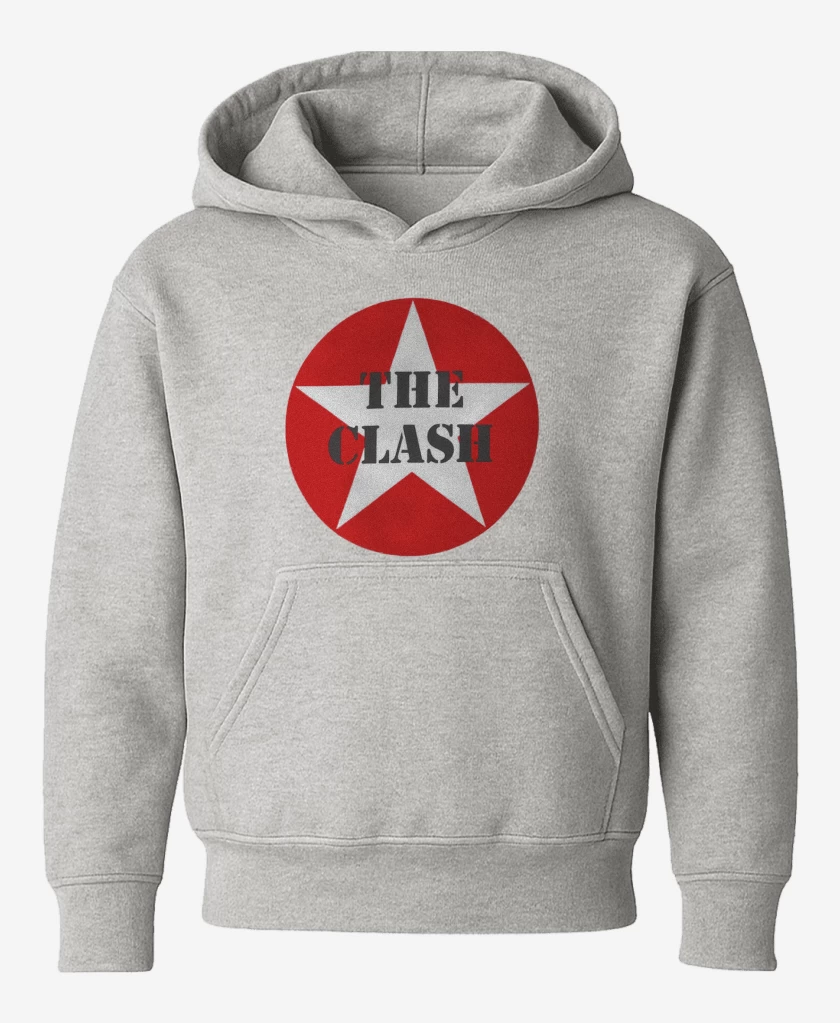 Poleron de niño Gris Melange de The Clash
