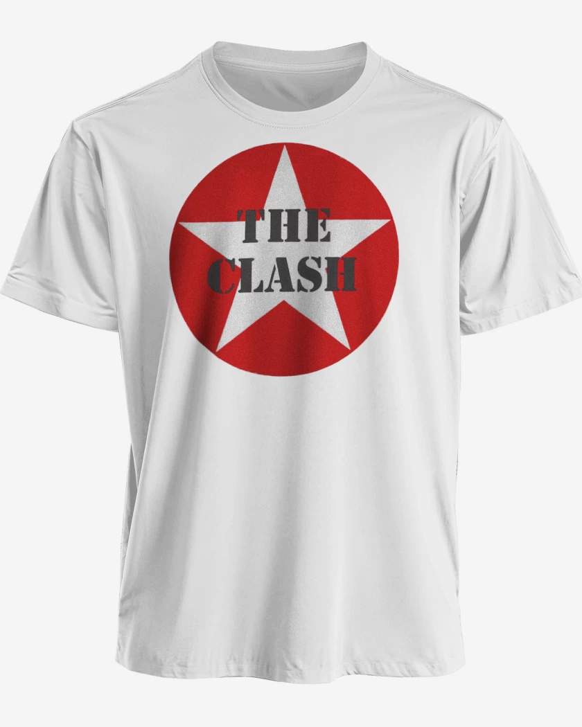 Polera premium Blanco de The Clash