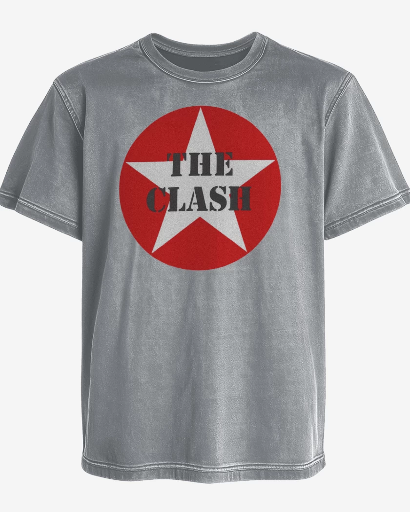 Polera desgastada The Clash