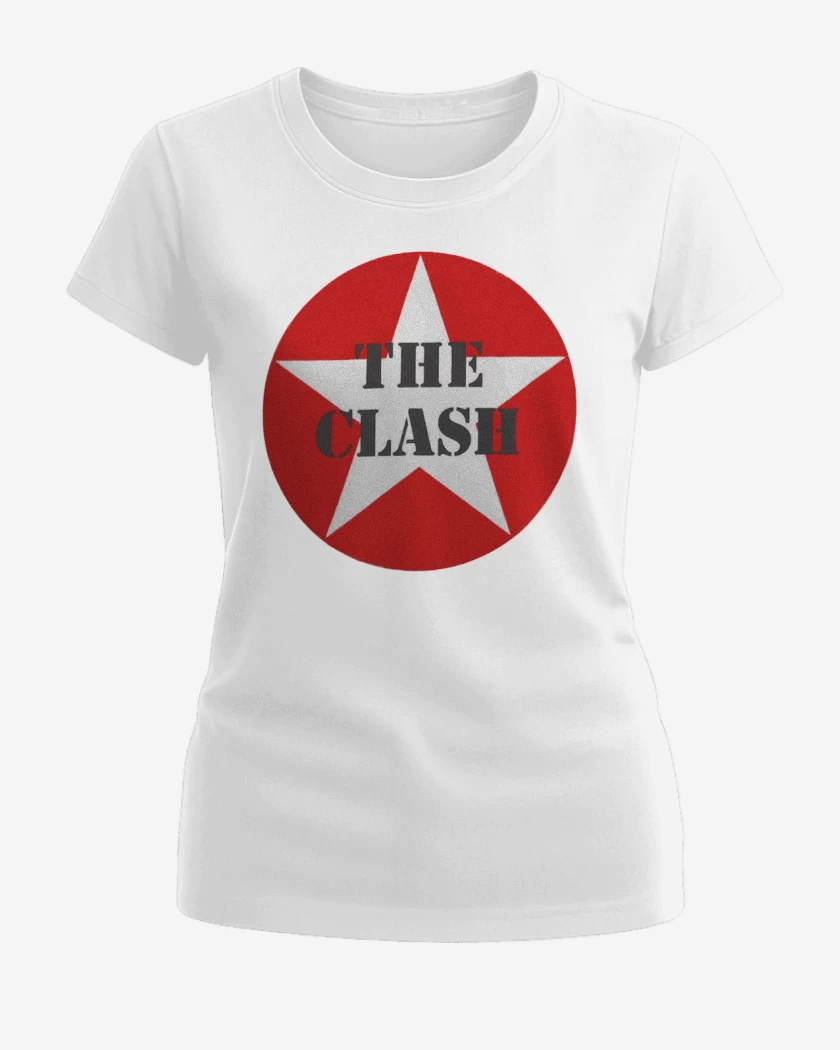 Polera de Mujer Blanco de The Clash