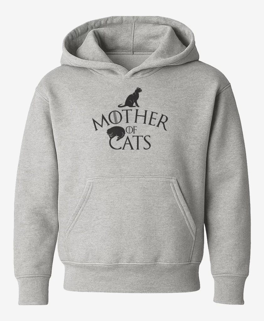 Poleron de niño Gris Melange de Mother of Cats