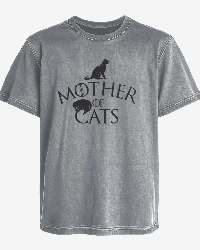 Polera desgastada Mother of Cats