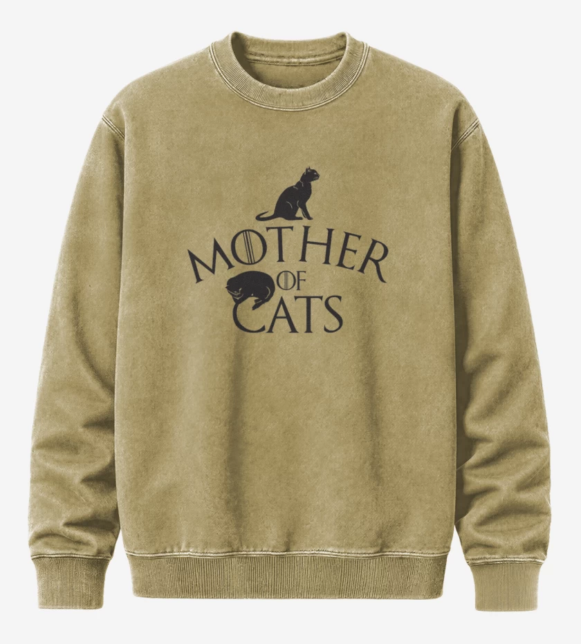 Poleron Polo Acid Wash Beige de Mother of Cats
