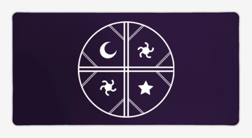 Mouse pad Gamer Morado de mapuche