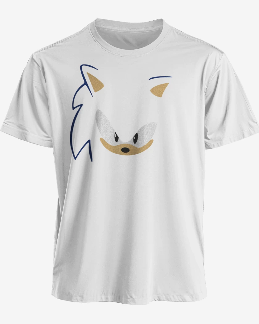 Polera premium Blanco de Sonic Face