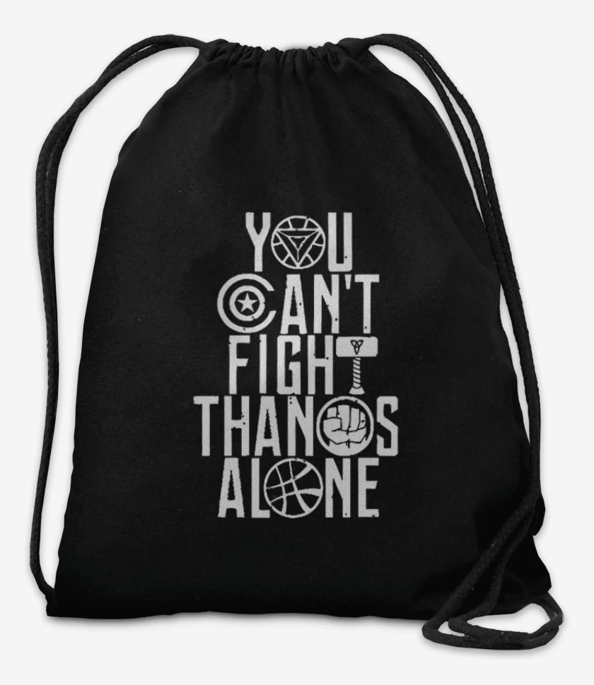 Mochila No puedes vencer a thanos  solo