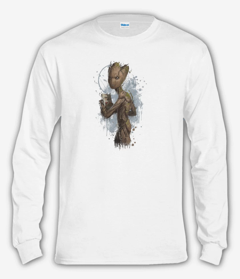Polera manga larga Groot adolescente 