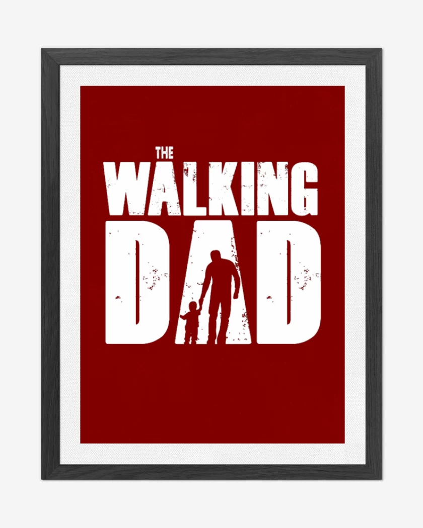 Cuadro decorativo Rojo de The walking dad 2