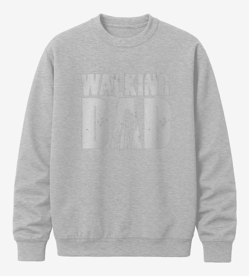 Poleron polo Gris Melange de The walking dad 2