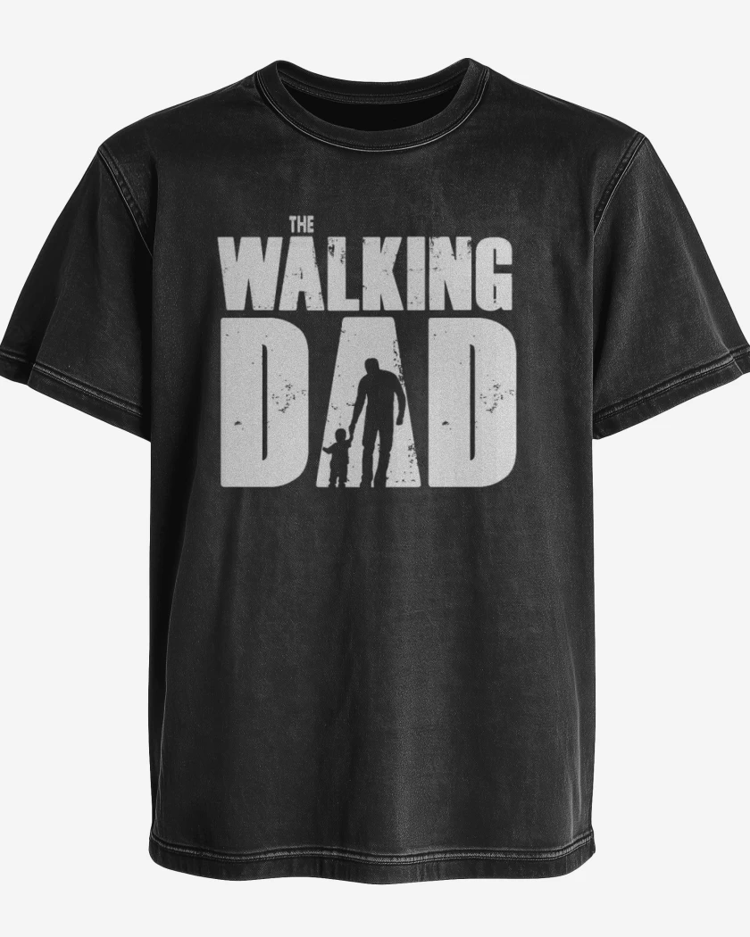 Polera desgastada The walking dad 2