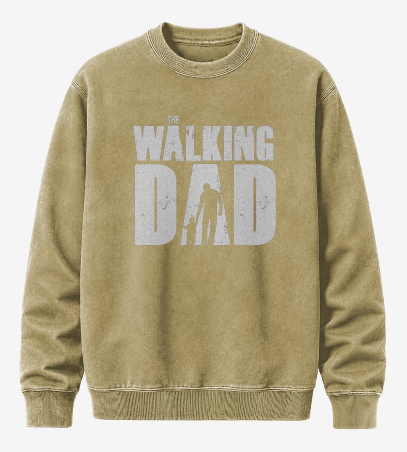Poleron Polo Acid Wash Beige de The walking dad 2