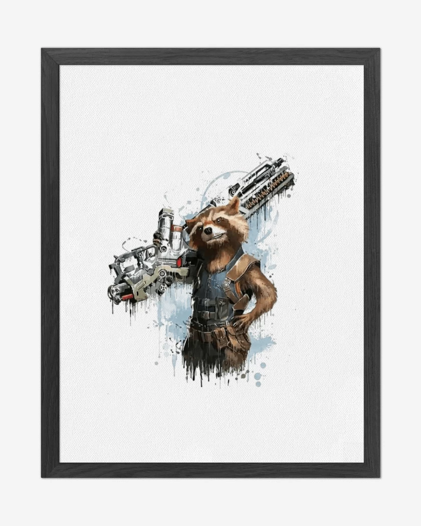 Cuadro decorativo Blanco de Rocket gun
