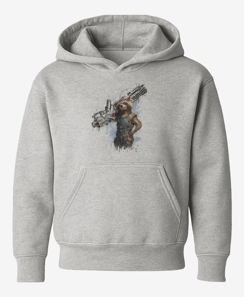 Poleron de niño Gris Melange de Rocket gun