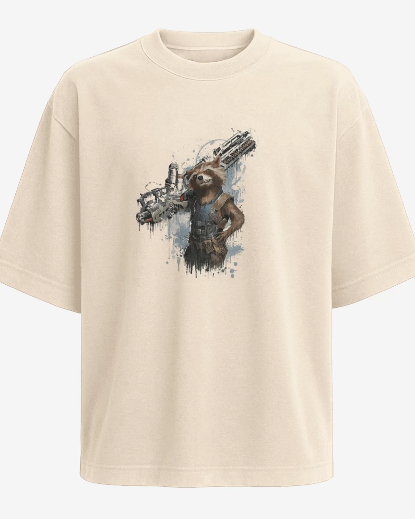 Polera Oversize Beige de Rocket gun
