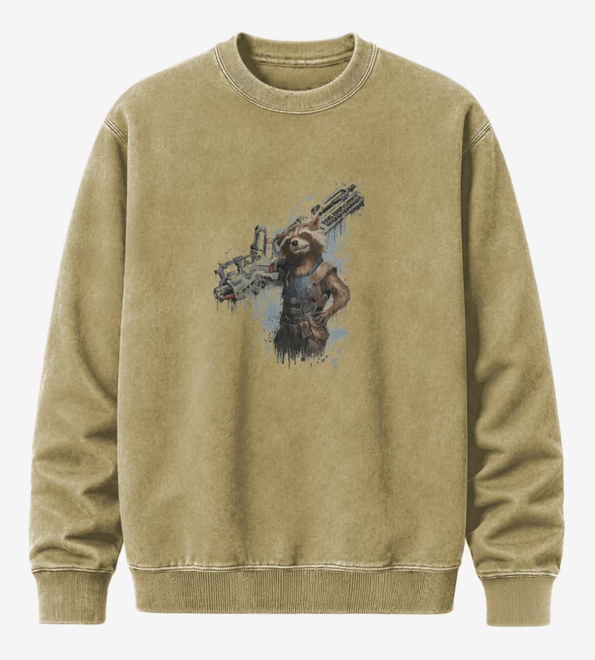 Poleron Polo Acid Wash Beige de Rocket gun