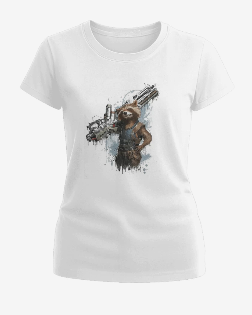 Polera de Mujer Blanco de Rocket gun