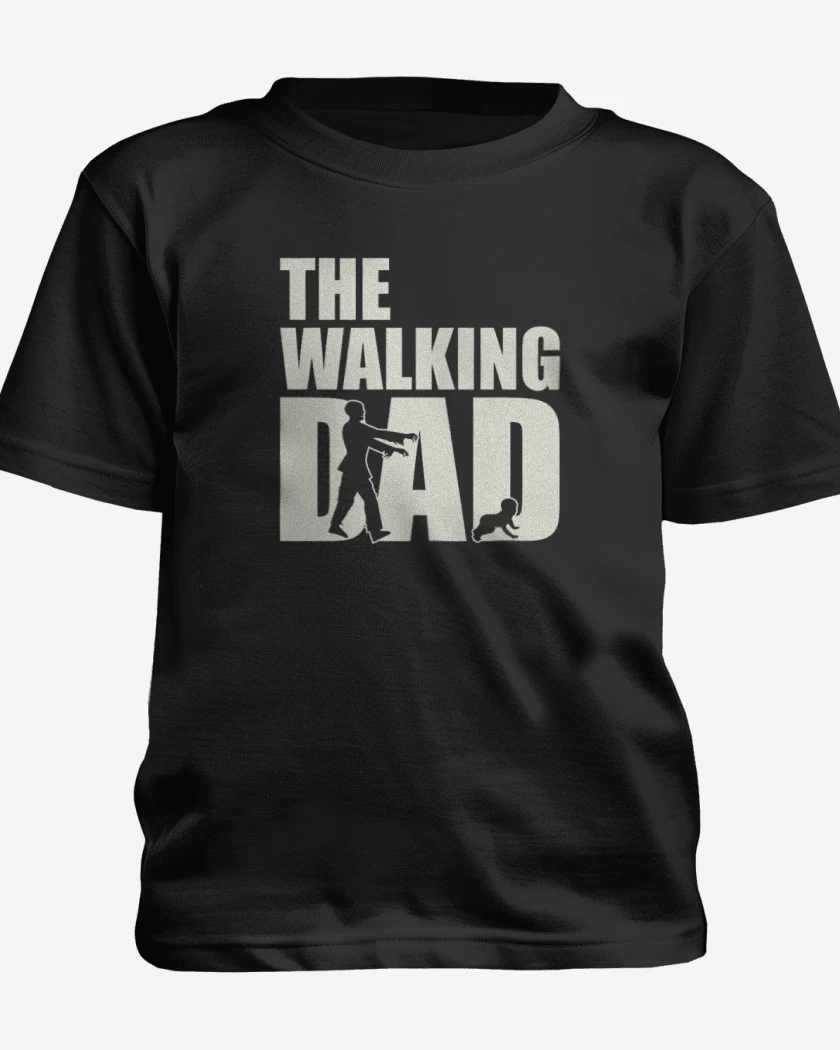 Polera de niño Negro de The walking dad 