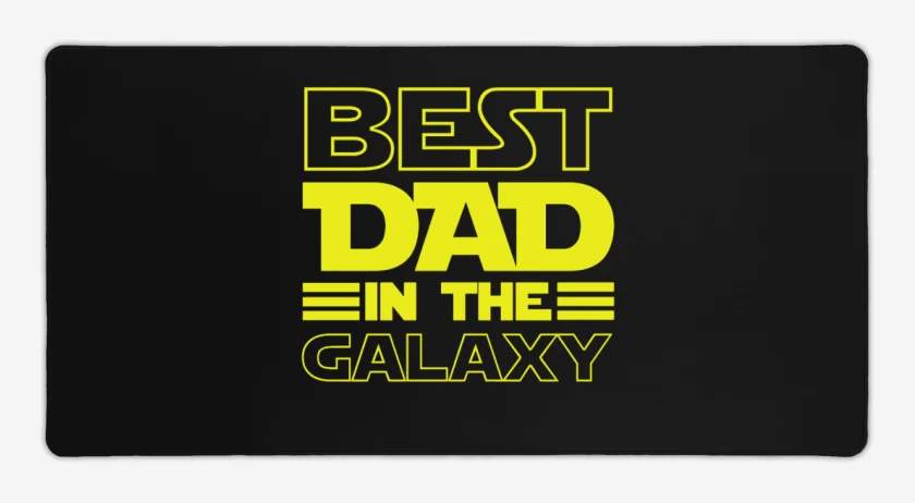 Mouse pad Gamer Best dad in the galaxy