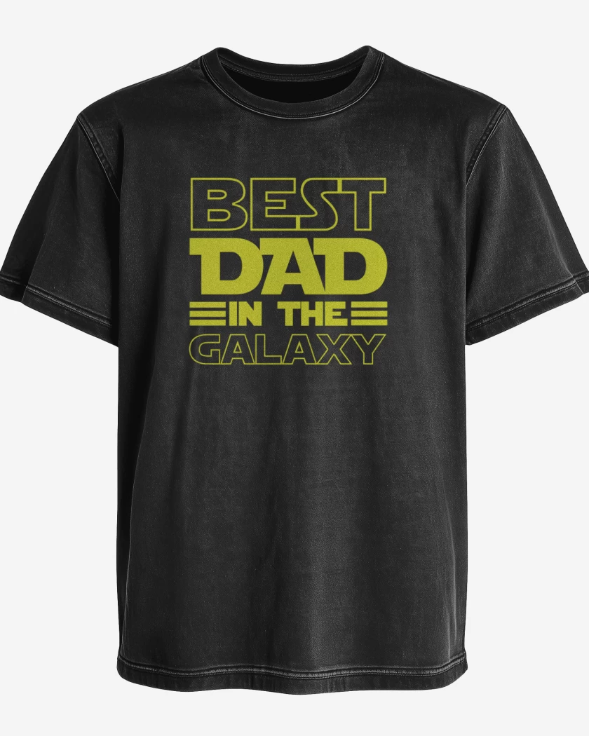 Polera desgastada Best dad in the galaxy