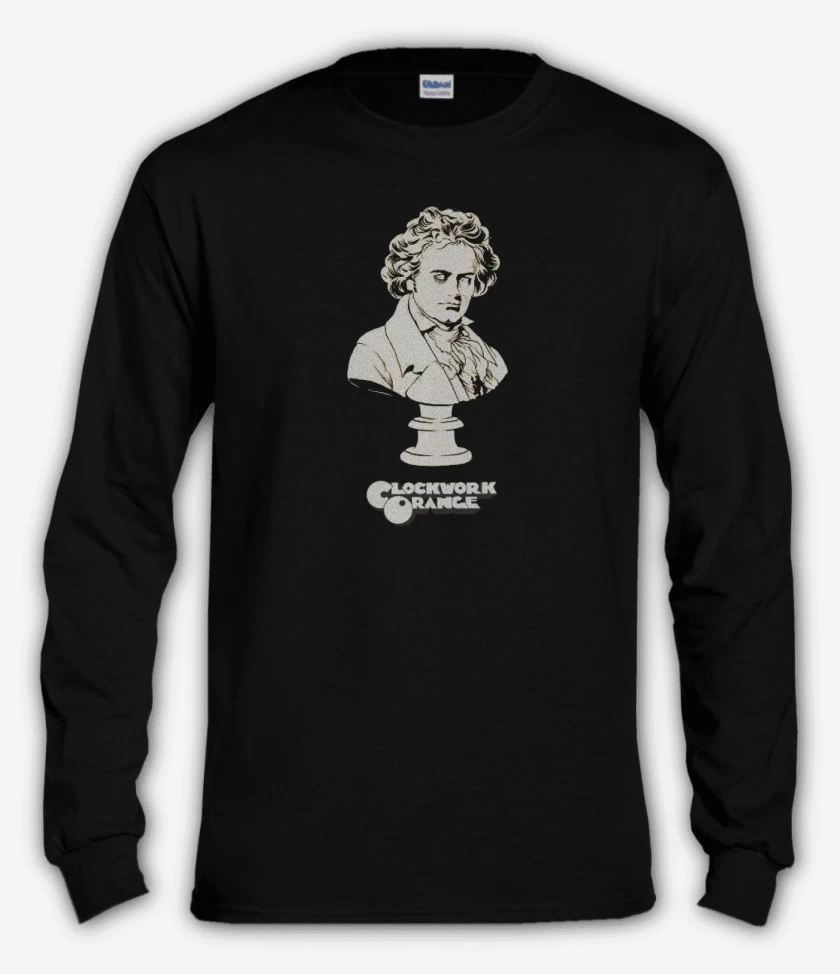 Polera manga larga Negro de Clockwork Orange