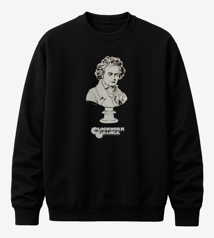Poleron polo Negro de Clockwork Orange