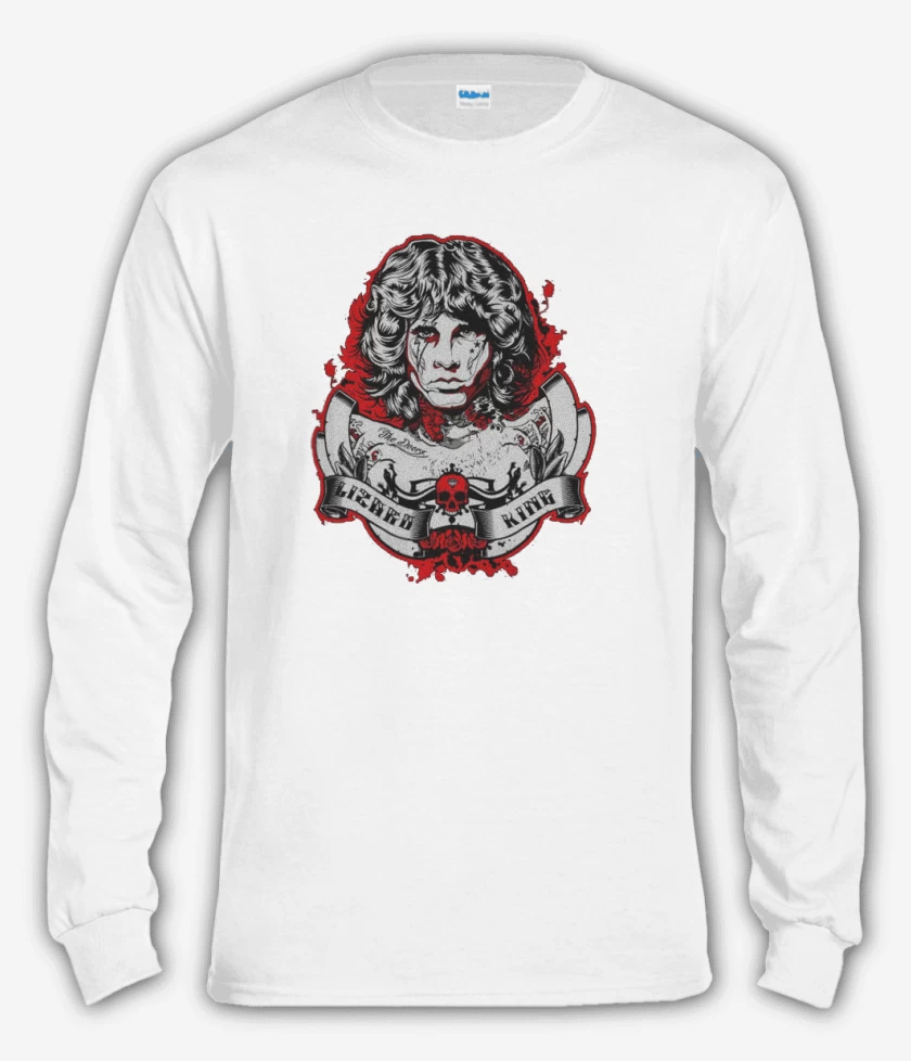 Polera manga larga Blanco de Lizard King