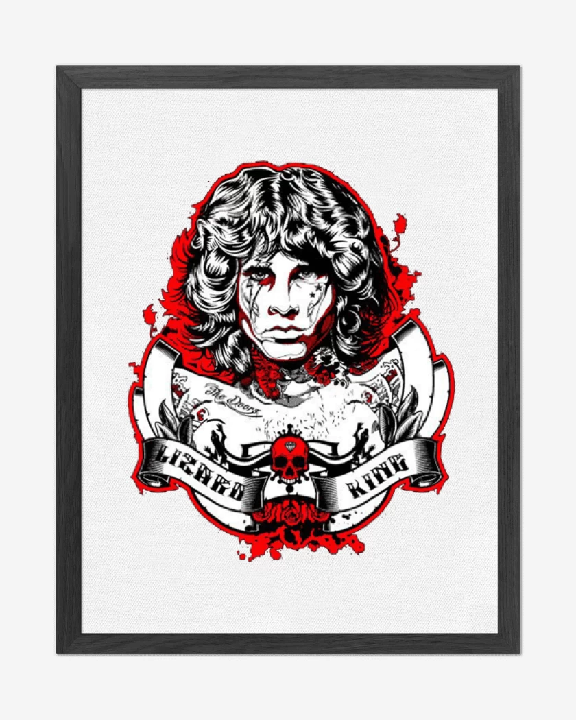 Cuadro decorativo Blanco de Lizard King