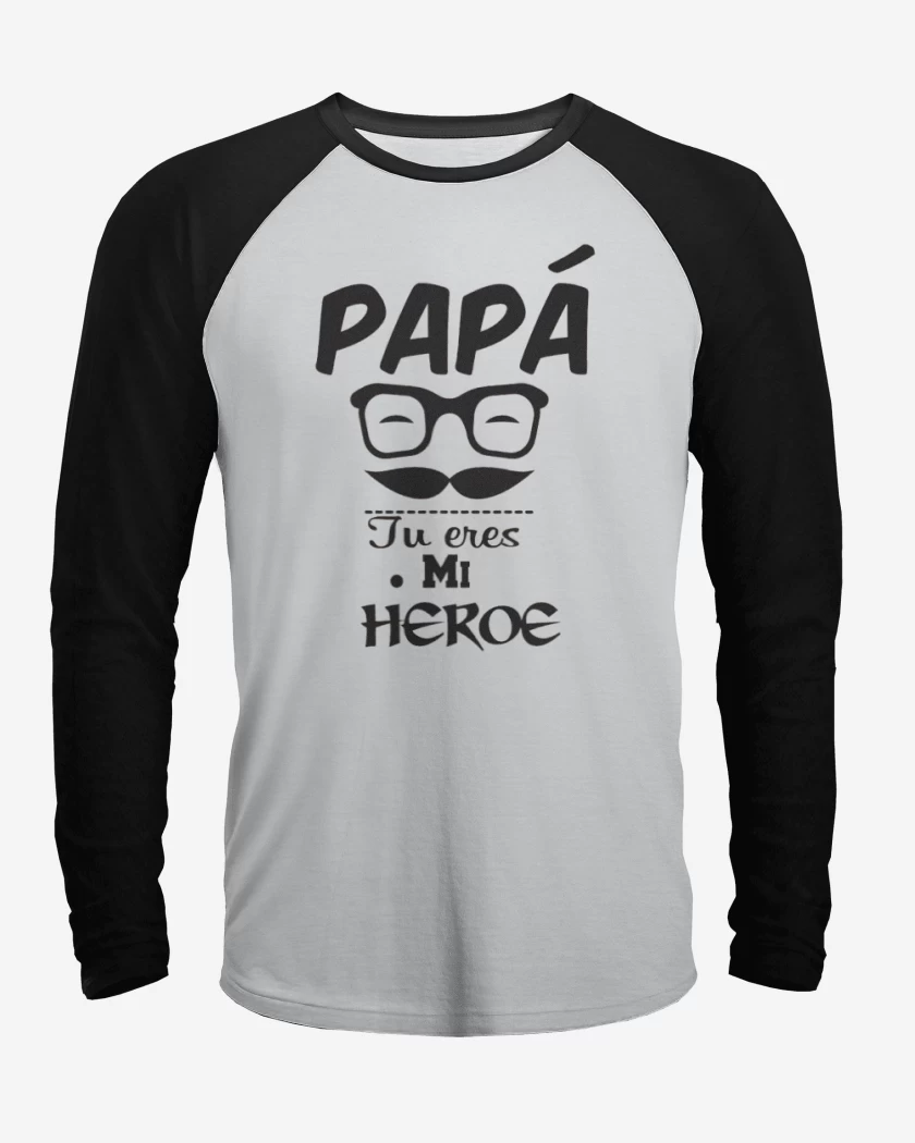 Polera Raglan Eres mi heroe